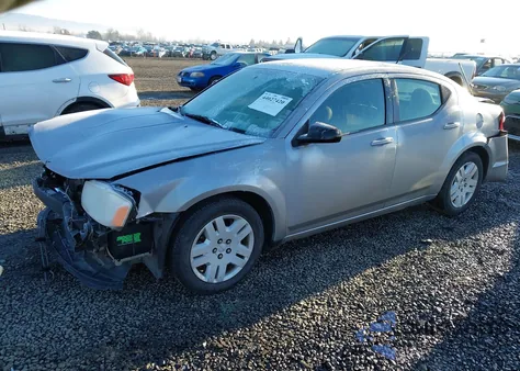 2014 Dodge Avenger Se z USA, uszkodzony, nr VIN 1C3CDZABXEN166613
